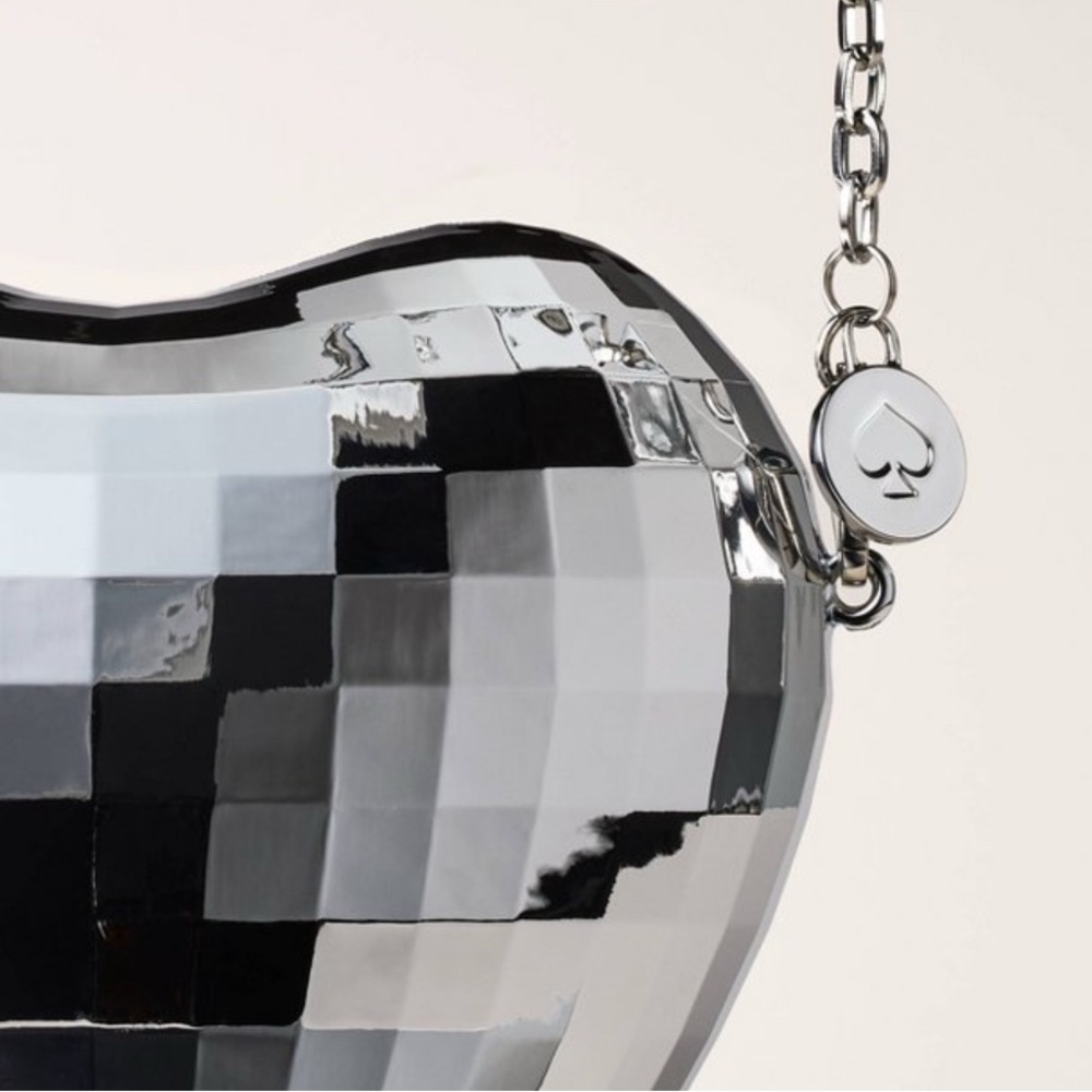 Kate Spade x Target NWT Disco Heart Crossbody Bag - Picture 5 of 13